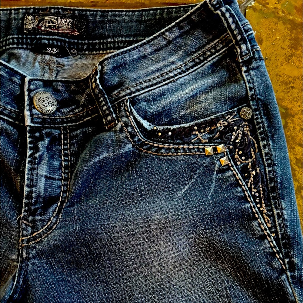 Women’s Silver Boot cut Jeans Size 32x30